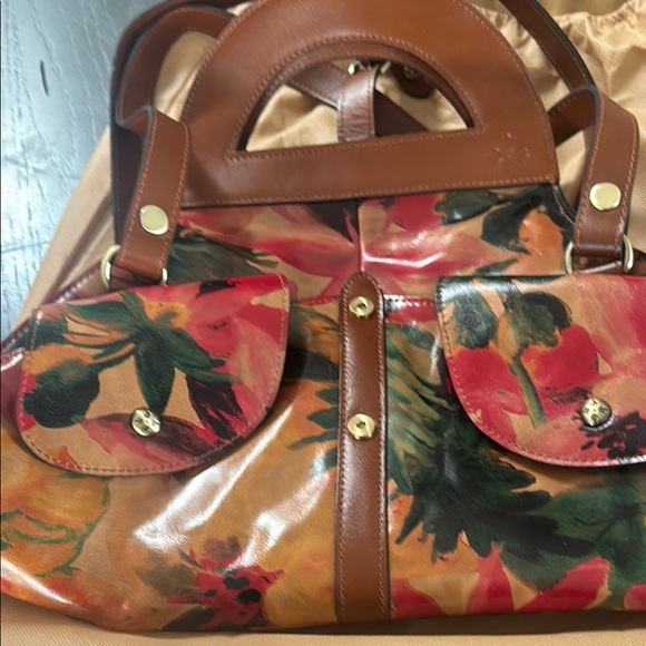 Patricia Nash - Vintage Italian Floral Paisley Hobo Purse - Picture 3 of 6